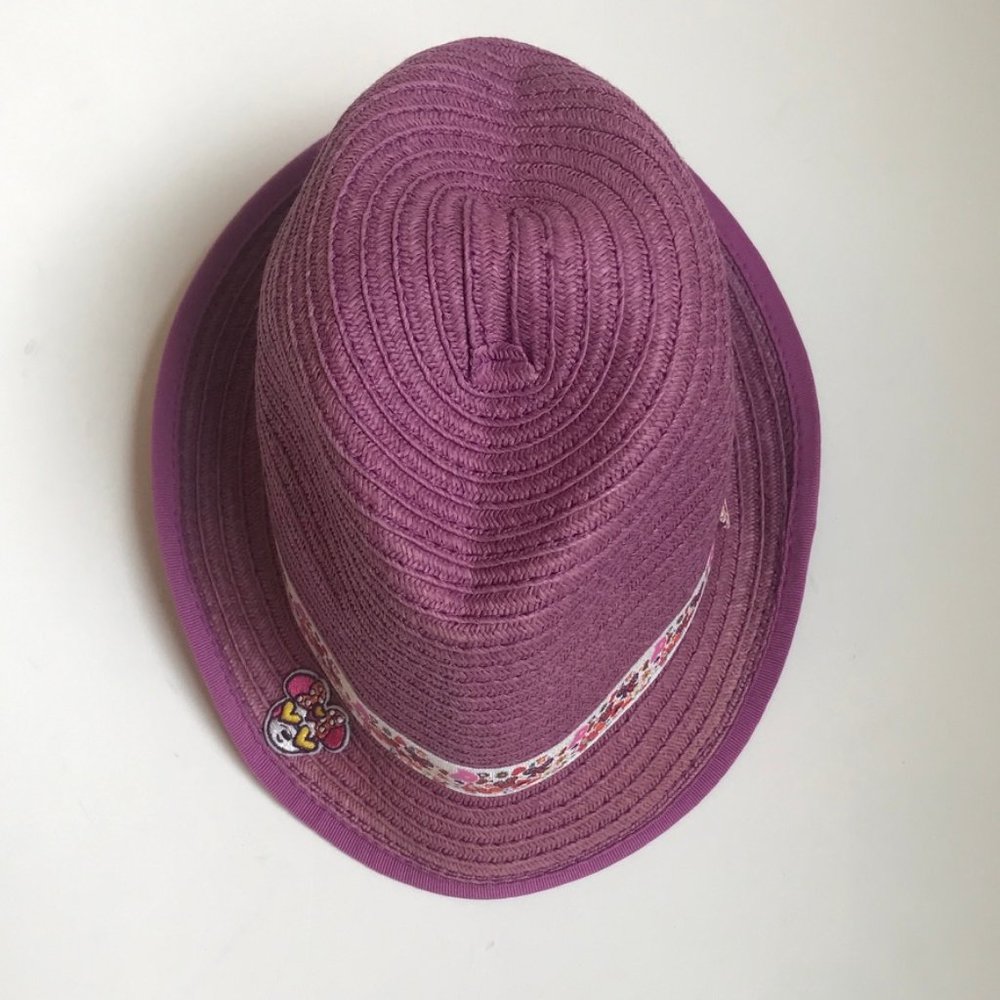 DISNEY PARKS Youth Sun Hat Lilac Purple VGUC